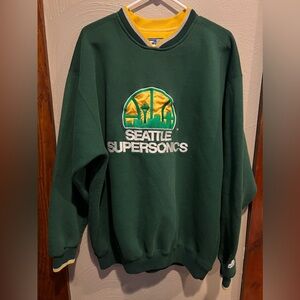 Vintage Starter Seattle SuperSonics crewneck sweatshirt Size XL